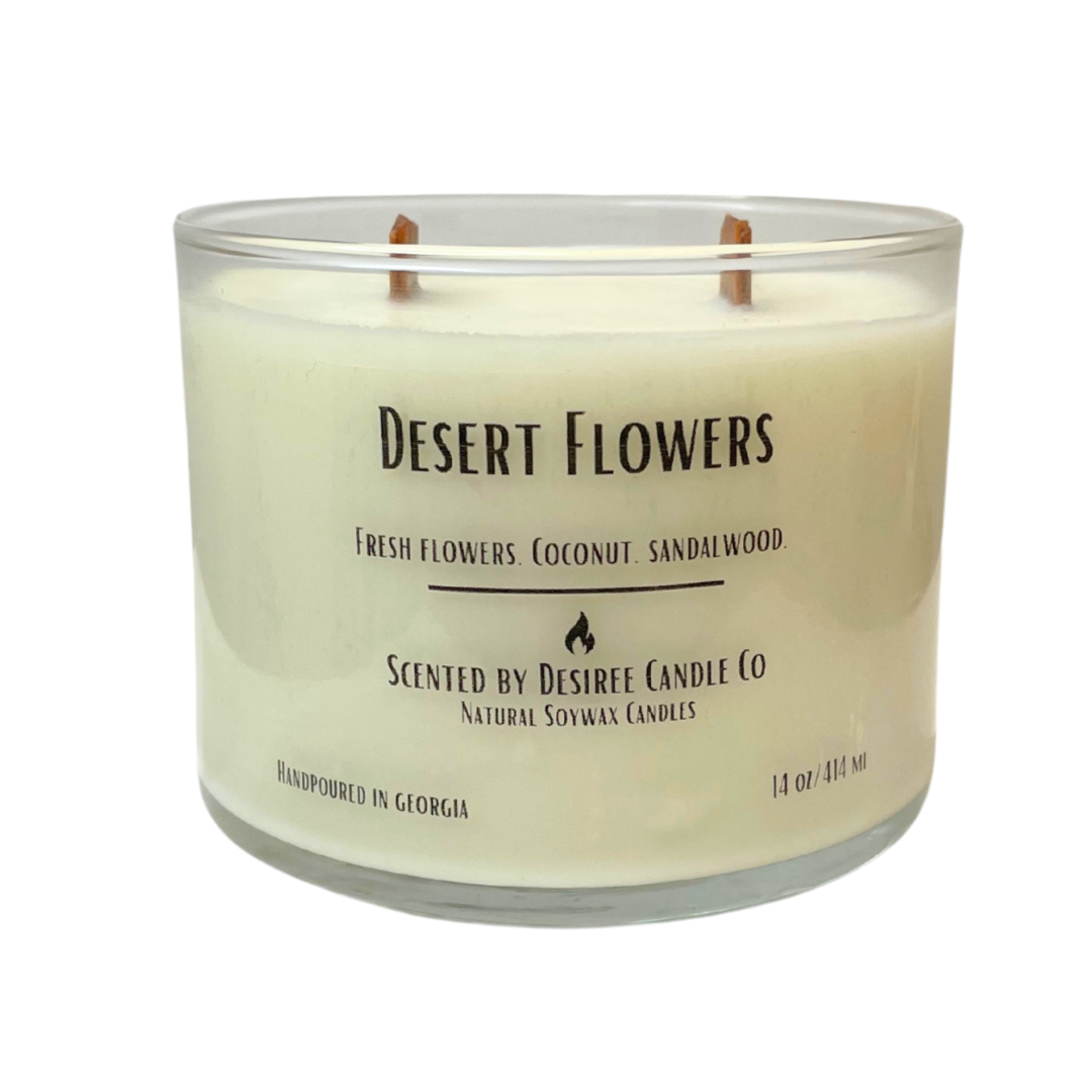 3-Wick Desert Flowers