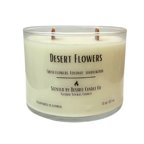 3-Wick Desert Flowers