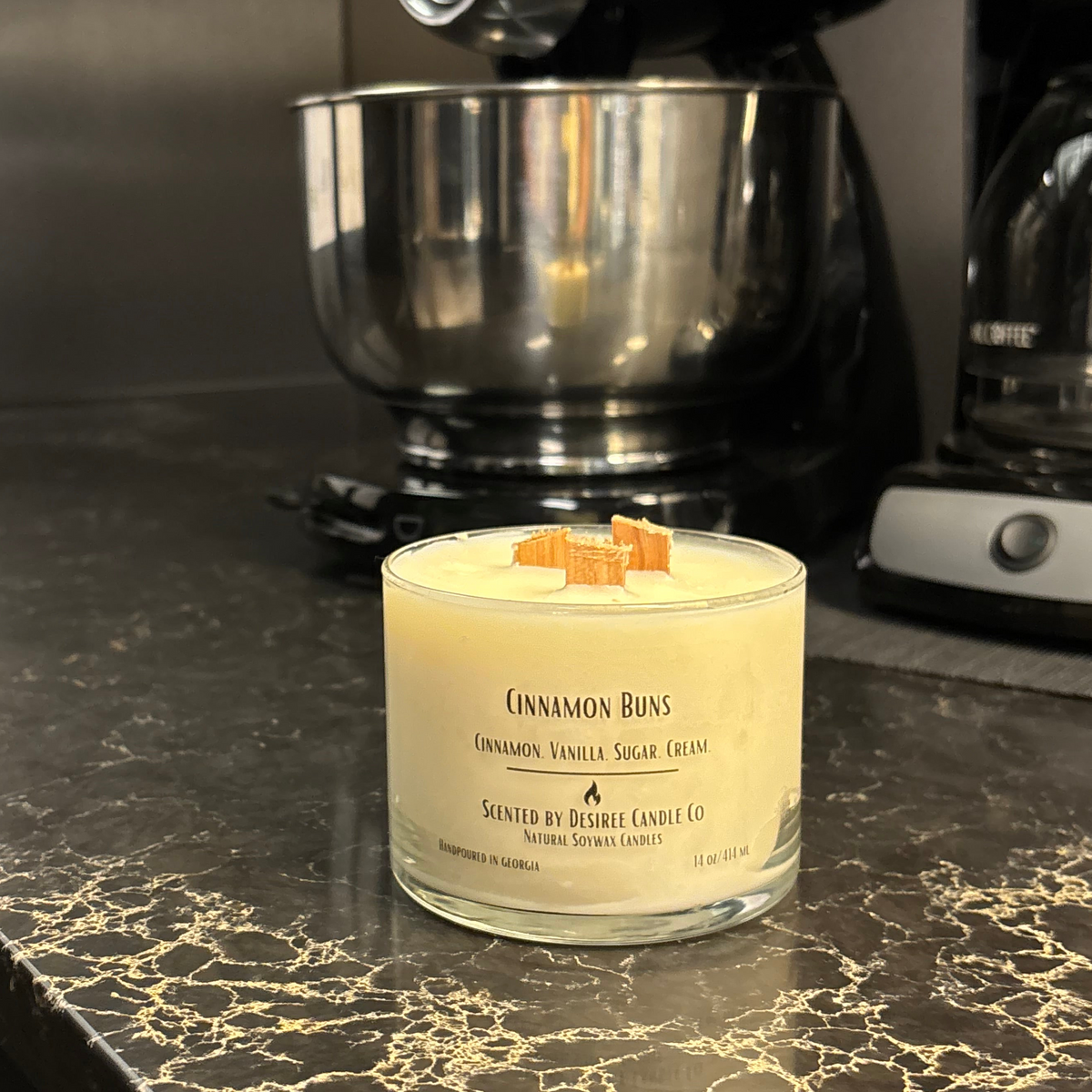 3-wick Cinnamon Buns